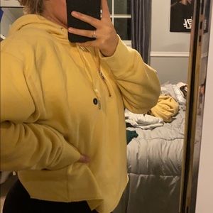 Abercrombie and fitch cropped hoodie